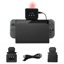 Load images into the gallery viewer,冷却ファン スイッチ2 スイッチ 旧型 有機EL モデル 全対応 スイッチ2にも対応 2025年型 排熱 温度 表示 ハイパワー 冷却 クーラー Switch 冷感 扇風機 静音 排熱用 冷却クーラー 風量 調整 可能 冷却 ファン 放熱対 策熱暴走 熱 対策 スイッチドック 用 周辺機器 ファン