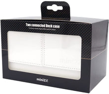 Charger l'image dans la galerie, 二連結 引き出し付き デッキケース 二重 スリーブ 対応 トレカ カードケース TCG トレーディングカード ポケモンカード ポケカ 遊戯王 MTG デュエマ ダメカン ダイス サイコロ ボールペン おしゃれ レザー調 白 小物