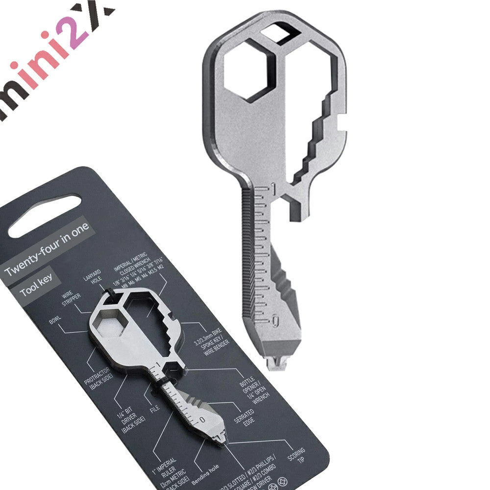 鍵型マルチツール　マルチツール　パイオニア商品　タクティカル　鍵型　–　カッコいい　キーサーズに16+以上の機能搭載　ツール　万能　mini2x_store(ミニツーストア)