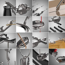 画像をギャラリービューアに読み込む, マルチツール タクティカル 鍵型 カッコいい キーサーズに16+以上の機能搭載 鍵型マルチツール パイオニア商品 万能 ツール