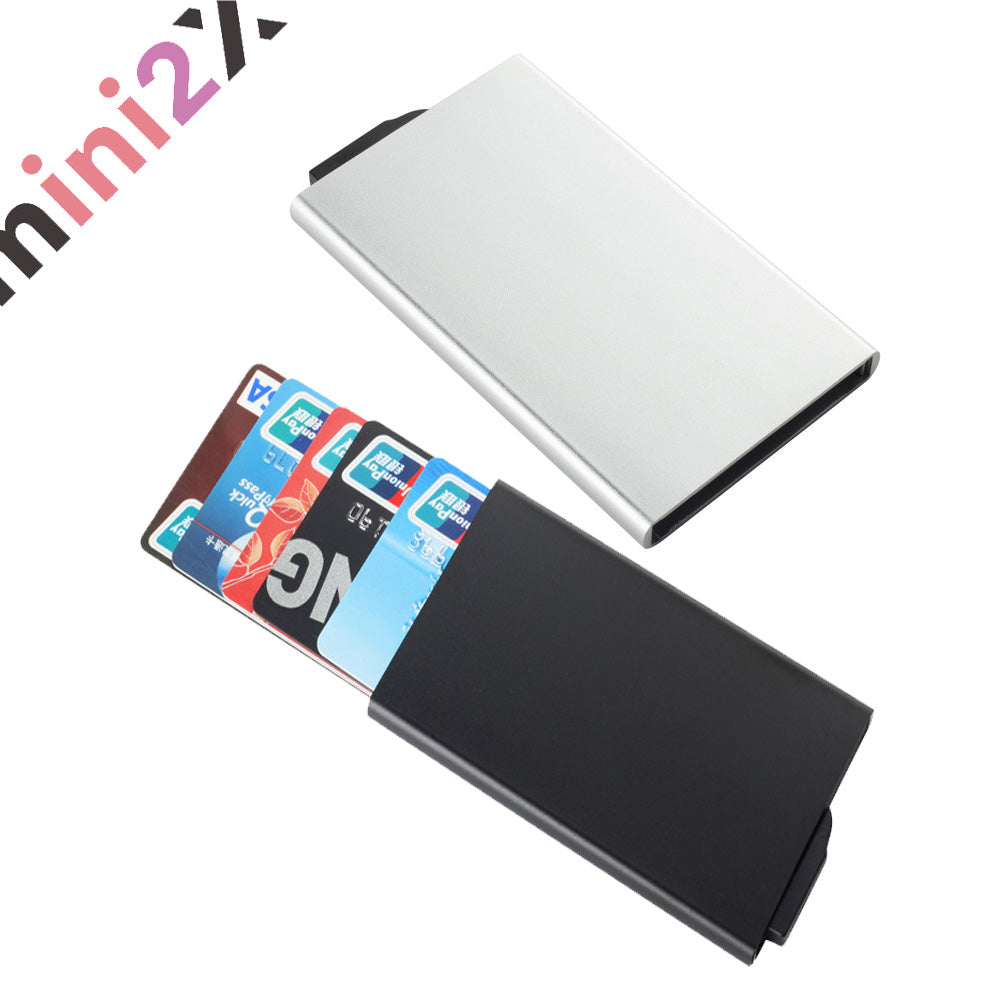 カードケース スライド式 スキミング防止 磁気防止 RFID NFC メンズ レディース スリム シンプル コンパクト 人気 カード –  mini2x_store(ミニツーストア)