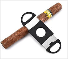 画像をギャラリービューアに読み込む, お得 2個セット 葉巻 シガーカッター カット ツール 吸い口の先端 葉巻用品 丈夫 ABSプラスチック ステンレス鋼 切れ味の良い ダブルブレード ギロチン シガー スタッド カッター 22ミリ 旅行 自宅 お出掛け バー bar リラックス カッコいい 大人 プレゼント ギフト 贈り物