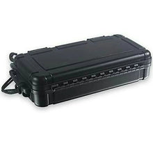 Charger l'image dans la galerie, シガー ケース 簡易 ヒュミドール 完全密閉 防水 葉巻 5本収納可能 旅行 自宅 保管 持ち運び バー BAR ポータブル 携帯用 シガーケース リラックス 大人の嗜み 防水防塵 カッコいい 大人 男性 ギフト 贈り物 プレゼント BOX ボックス (シガーツールは付属しません)