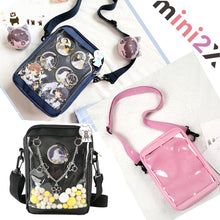 Charger l'image dans la galerie, 痛バ 痛バッグ バッグ スモール バッグ かわいい 見せバッグ ポーチ 缶バッジ 軽量 おしゃれ 女性 ショルダーバッグ 斜め掛け