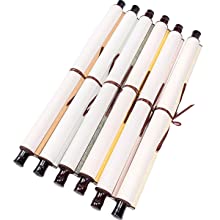 Load images into the gallery viewer,掛け軸 掛軸 6色セット 巻物 壁掛け 収納 楽々 コンパクト 持ち運び 便利 オシャレ お洒落 おしゃれ 和柄 和風 インテリア 和室