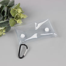 画像をギャラリービューアに読み込む, 透明クリアポーチ 3個セット カラビナ付き アクスタケース かわいい おしゃれ ポーチ 推し活 推し活グッズ カラビナ フィギュア