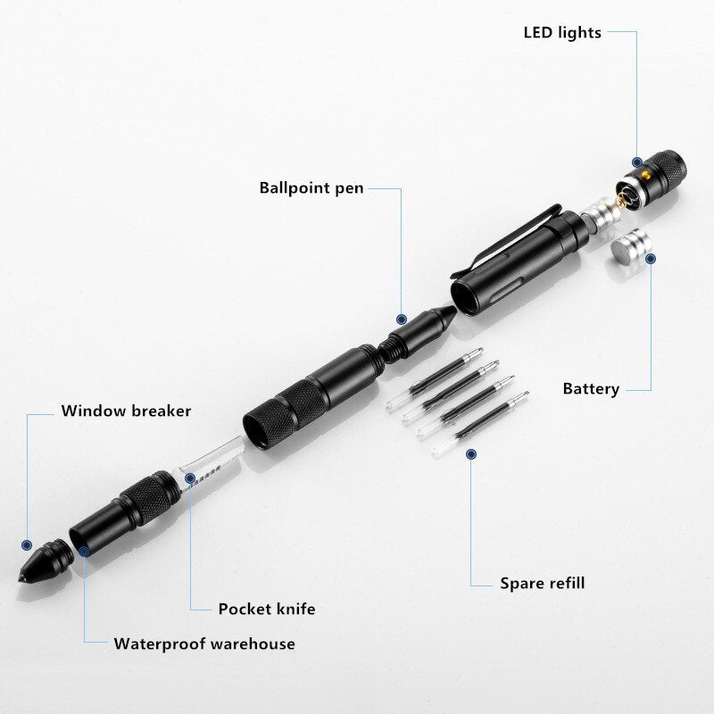 【希少】タクティカルペン 黒 チイロー ナガタ ミリタリー ボールペン タクティカルペン ブラックの通販 by 白峯会｜ラクマ