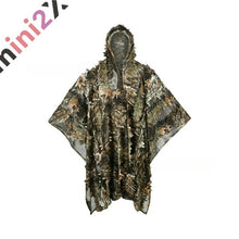 画像をギャラリービューアに読み込む, ギリースーツ ゲーミング 雰囲気最高潮 サバイバルゲーム タクティカル 森林迷彩 サバゲー サバイバルゲーム ポンチョ 超軽量