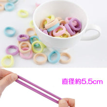 Charger l'image dans la galerie, ヘアゴム 100本入り 大容量 おしゃれ かわいい ミニサイズ 子供 髪 ゴム こども 赤ちゃん 用 髪 留め 髪ゴム