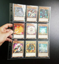 Charger l'image dans la galerie, リフィル 50枚セット 9 ポケット シート 227mm × 288mm トレーディングカード トレカ カードゲーム 収納 人気 保護 大容量 TCG 防水 UVカット カードシート クリア 透明 ファイル リフィル 収納 差し替え式