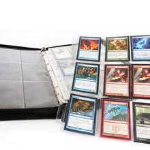 Charger l'image dans la galerie, リフィル 50枚セット 9 ポケット シート 238mm × 300mm トレーディングカード トレカ カードゲーム 収納 人気 保護 大容量 TCG 防水 UVカット カードシート クリア 透明 ファイル リーフ リフィル シート アルバム
