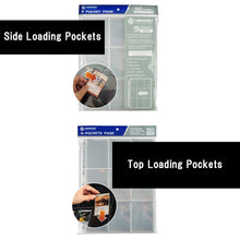 Charger l'image dans la galerie, リフィル 50枚セット 9 ポケット シート 238mm × 300mm トレーディングカード トレカ カードゲーム 収納 人気 保護 大容量 TCG 防水 UVカット カードシート クリア 透明 ファイル リーフ リフィル シート アルバム