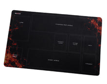 画像をギャラリービューアに読み込む, ワンピースカード 用 プレイマット 分かりやすい ガイド枠付き バトルフィールド ラバー ハーフ 黒 35×55cm 収納ケース 付き ワンピース ONE PIECE TCGトレカ トレーディングカード カード ゲーム プレーマット プレイ マット サプライ 保護 ワンピ プレゼント 贈り物