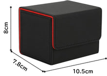 Charger l'image dans la galerie, デッキケース シングル 高品質 トレーディングカード トレカ TCG カードケース PUレザー カード ケース ホルダー マグネット