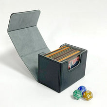 Charger l'image dans la galerie, デッキケース シングル 高品質 トレーディングカード トレカ TCG カードケース PUレザー カード ケース ホルダー マグネット