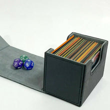Charger l'image dans la galerie, デッキケース シングル 高品質 トレーディングカード トレカ TCG カードケース PUレザー カード ケース ホルダー マグネット