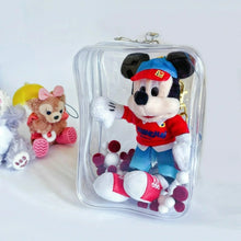 Charger l'image dans la galerie, ケース ぬいぐるみ フィギュア かわいい ポーチ 痛バ 痛バッグ バッグ 防塵 装飾 お出かけ 人形入れ 見せバッグ 透明 クリア