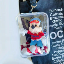 Charger l'image dans la galerie, ケース ぬいぐるみ フィギュア かわいい ポーチ 痛バ 痛バッグ バッグ 防塵 装飾 お出かけ 人形入れ 見せバッグ 透明 クリア