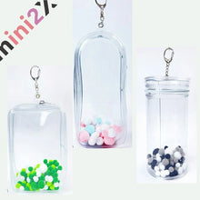 Charger l'image dans la galerie, ケース ぬいぐるみ フィギュア かわいい ポーチ 痛バ 痛バッグ バッグ 防塵 装飾 お出かけ 人形入れ 見せバッグ 透明 クリア