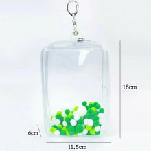 Charger l'image dans la galerie, ケース ぬいぐるみ フィギュア かわいい ポーチ 痛バ 痛バッグ バッグ 防塵 装飾 お出かけ 人形入れ 見せバッグ 透明 クリア