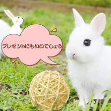 Load images into the gallery viewer,9個入り おもちゃ ハムスター ウサギ 草編みのボール 安心 安全 天然素材 手作り ブランチラタンボール ラビット ナチュラル 噛む玩具 天然素材 ストレス解消 ストレス発散 健康 モルモット 鳥 ネコ 動物 アニマル 玩具 オモチャ げっ歯類 プレゼント ギフト 贈り物