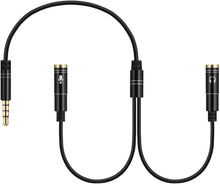 Charger l'image dans la galerie, Y字ケーブル 3.5mmジャックへ変換 任天堂 スイッチ PS4 対応 - mini2x_store(ミニツーストア)