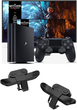 Charger l'image dans la galerie, PS4 コントローラー 専用 背面 ボタンアタッチメント 差し込むだけ 簡単接続 パドル ターボ 連射 機能 TURBO