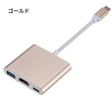 Charger l'image dans la galerie, USB Typc-C (対応機種をご確認ください) ハブ HDMI 変換 アダプター - mini2x_store(ミニツーストア)