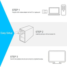 Load images into the gallery viewer,USB WIFI アダプタ wifi 機能を追加 補助 通信機能が安定 無線機能がないPCに対応 - mini2x_store(ミニツーストア)