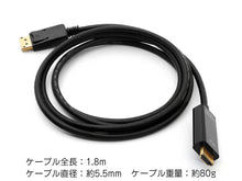 画像をギャラリービューアに読み込む, DisplayPort HDMI 変換 ケーブル 高精細タイプ 4Kにも対応ディスプレイポート - mini2x_store(ミニツーストア)
