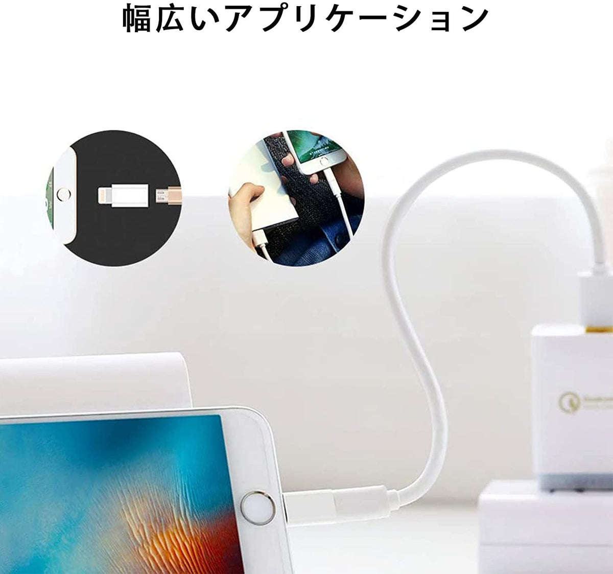 ミラリード マイクロUSB充電器 2A Dock変換付 BK PM-650 tf8su2k ミラリード マイクロUSB充電器 2A Dock変換付 BK PM-650 tf8su2k