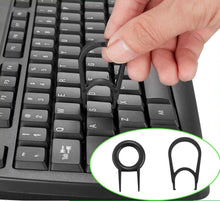 Charger l'image dans la galerie, 静音化 リング 500個入り Oリング メカニカル キーボードに対応 MX軸対応 ストレス軽減 疲労軽減 大容量 修理 メンテナンス工具 キーキャッププーラー クリーニングブラシ 各2個付き セット O-Ring シリコン製