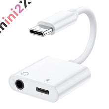 Charger l'image dans la galerie, Type C + 3.5mmジャック 変換 アダプター タイプC イヤホン 4極 ミニプラグ 対応 通話 対応 ゲーミング ゲーム