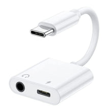 Charger l'image dans la galerie, Type C + 3.5mmジャック 変換 アダプター タイプC イヤホン 4極 ミニプラグ 対応 通話 対応 ゲーミング ゲーム