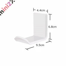 Charger l'image dans la galerie, Support mural pour casque d'écoute Support à crochet de haute qualité 2 pièces Support pour casque d'écoute