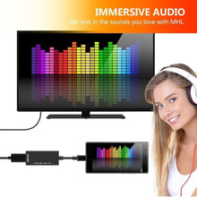 Charger l'image dans la galerie, MHL HDMI 変換 アダプタ Micro USB to HDMI 変換 ケーブル - mini2x_store(ミニツーストア)