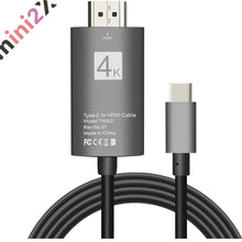 画像をギャラリービューアに読み込む, 【幅広い互換性】ロング 2m USB Type C HDMI 交換 変換 ケーブル タイプC - mini2x_store(ミニツーストア)