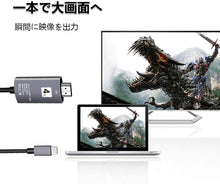 画像をギャラリービューアに読み込む, 【幅広い互換性】ロング 2m USB Type C HDMI 交換 変換 ケーブル タイプC - mini2x_store(ミニツーストア)