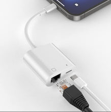 Charger l'image dans la galerie, 有線LAN 変換アダプター ライトニング iPhone iPad 用 アダプタ 高速 通信安定 LAN Lightning RJ45