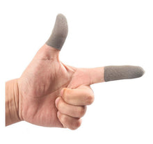 画像をギャラリービューアに読み込む, 指サック カバー 高品質 プロ用 銀繊維100% FPS スマホ モバイル 指 サック PUBG 荒野行動 ゲームグッズ ゲーミング