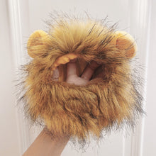 将图片加载到图库查看器，子猫 猫 ライオンのたてがみ 猫用 ウィッグ 帽子 ドレスアップ ライオン たてがみ 滑らか 快適 可愛い インスタグラム ライオンキング コスチューム ライオン ヘア ハット 面白い ペット ねこ ネコ オシャレ お出掛け シンバ ムファサ ナラ カッコいい 男らしい 犬 イヌ いぬ
