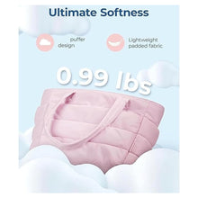 Charger l'image dans la galerie, トートバッグ 軽量 大容量 多機能 パッド 入り トート バッグ トラベル ハンドバッグ 女性 用 旅行 通勤 通学 仕事 学生 授業 ショッピング お出かけ 複数 ポケット オシャレ 便利 使いやすい 可愛い ピンク プレゼント 贈り物 ギフト
