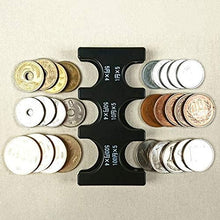 Charger l&#39;image dans la galerie, 小銭入れ コイン収納 コインポケット 携帯 硬貨をすばやく分類ケース レジで慌てない 小銭財布 片手で取り出せる 2775円 収納可
