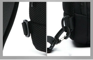 OZUKO メンズ 多機能 シンプルデザイン リュック オシャレ 多機能 ショルダーバック 鞄 カバン 防水 盗難 斜めがけ