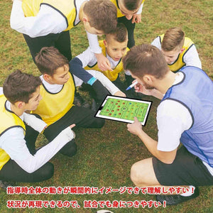 サッカーボード 作戦盤 折りたたみ式 コーチングボード 戦略指導 作戦用 サッカー作戦ボード 試合 練習 ゲーム プロ コーチ