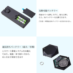 キーファインダー 4個セット 【スマホ操作不要 アプリなども一切不要の簡単仕様】 探し物発見器 小型 忘れ物 防止 タグ 忘れ物 落し物 探知機 紛失 防止タグ 探し物 キーホルダー 軽量 薄型 受信機 鍵 携帯 スマホ リモコン 財布 眼鏡 鞄 高齢者