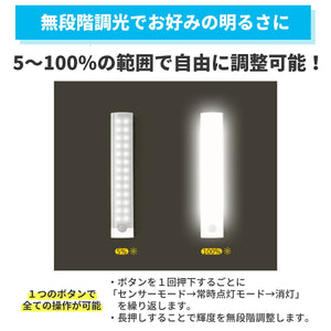 人感センサーライト 室内 充電式 led USB 屋内 足元灯 常夜灯 ナイトライト 玄関 クローゼット 照明 感知式 2個