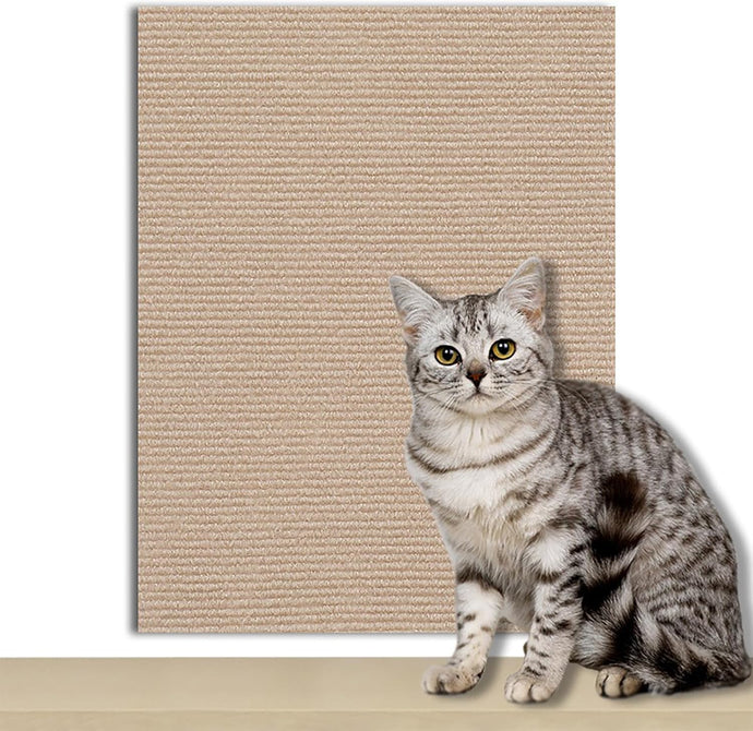 猫 爪研ぎ マット 猫用 爪とぎ 爪研ぎシート 貼り付け DIY 自由な組み立て 取り付け簡単 カット可能 多機能 ソファー 壁 椅子 ステッカー 家具 保護 壁に貼る 傷防止 耐摩耗 運動不足改善 ペット用品 ペット 厚さ 約5mm 寸法 約30×100cm 使いやすい 簡単 取り付け 取り外し