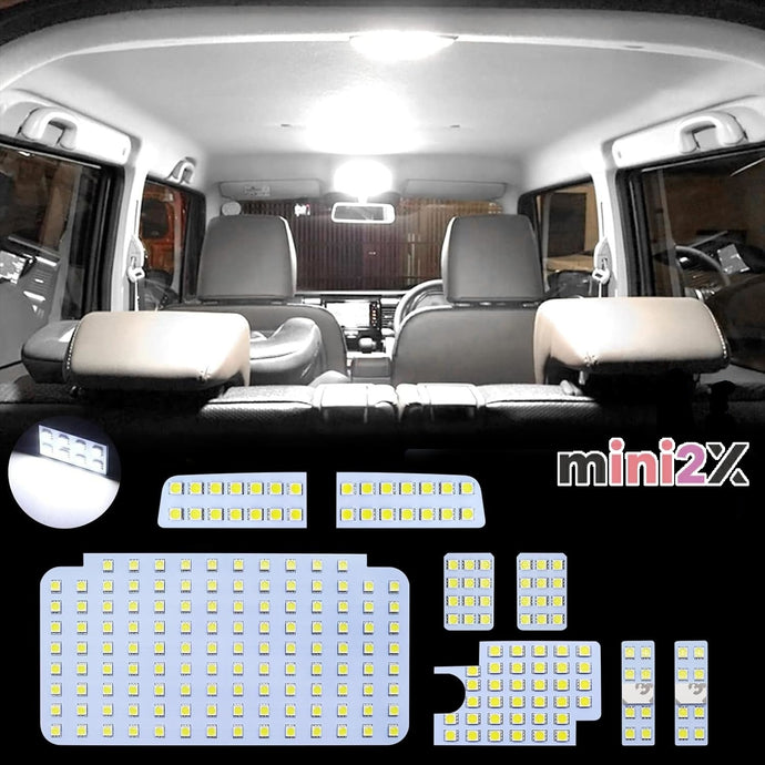 LEDルームランプ 8点 セット LEDバルブ キット トヨタ ハイエース 200系 4型 5型 6型 7型 8型 スーパーGL 用 ホワイト 室内 灯 専用設計 ルーム ランプ LED バルブ 営業 車 車内 書類 カスタム パーツ レジアスエース KDH200 TRH200系 内装 カー用品 パーツ 取付 簡単