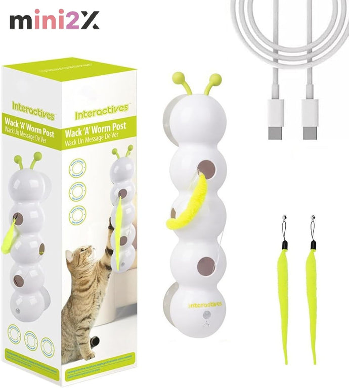 猫ちゃんが喜ぶ 自動 楽しい 猫じゃらし 電動 キャタピラー 自動で動き回って安全設計 一人遊び ネコ 猫 ねこ おもちゃ USB 充電式 ケーブル付属 吸盤 固定 安定 お手入れ 簡単 安全 知能玩具 遊び 運動不足 ストレス 解消 健康 室内用 退屈防止 ペット 用品 プレゼント